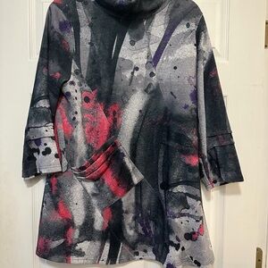 Abstract Print Women's Top